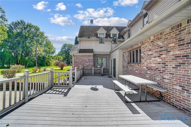 9740 Maumee Western Rd, Monclova, OH 43542 - view of wooden deck