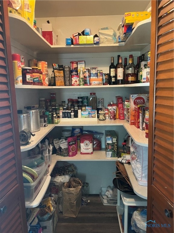 view of pantry