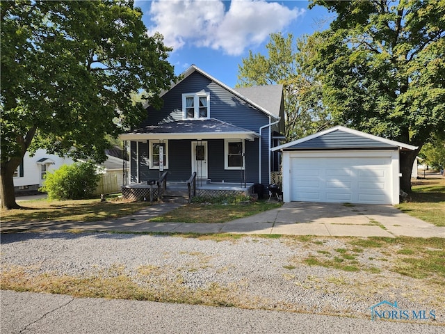 view of front of house with a porch