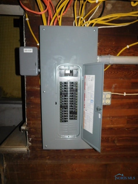 utility room with electric panel