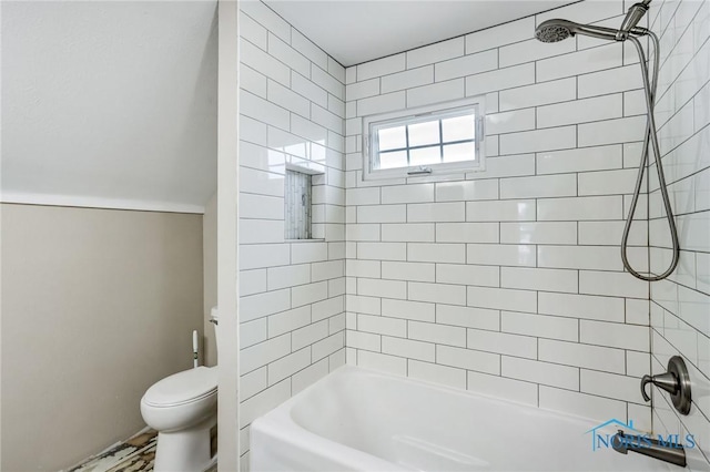 2915 N 109th St, Toledo, OH 43611 - bathroom featuring toilet and tub / shower combination