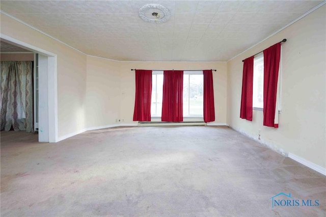 spare room with carpet