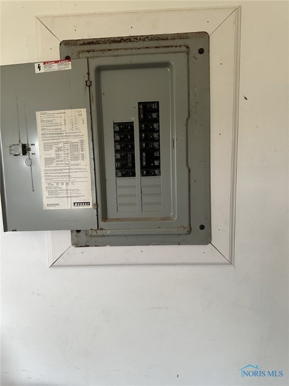 utility room with electric panel