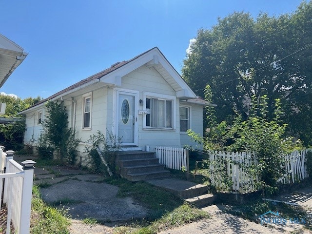 view of bungalow-style house