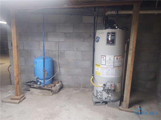 utilities with gas water heater