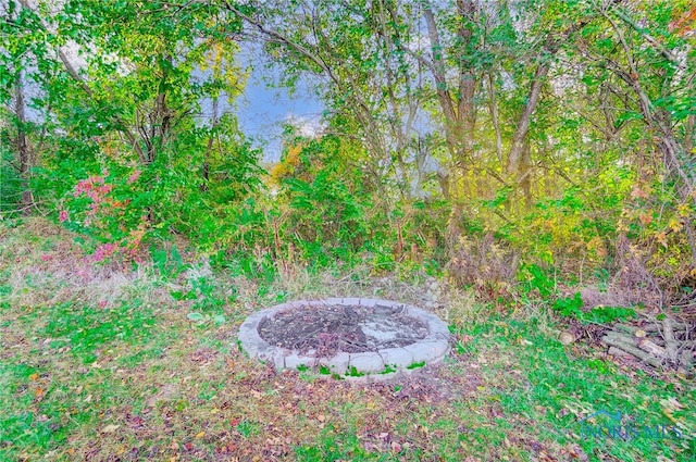 view of yard featuring a water view