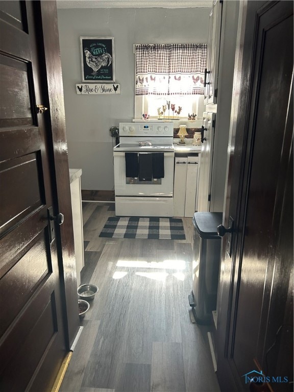 bathroom featuring hardwood / wood-style floors