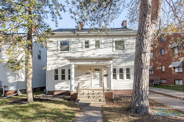 view of front of property