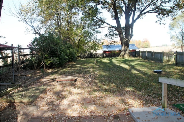 view of yard