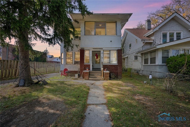 view of front of home