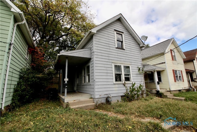 view of rear view of house