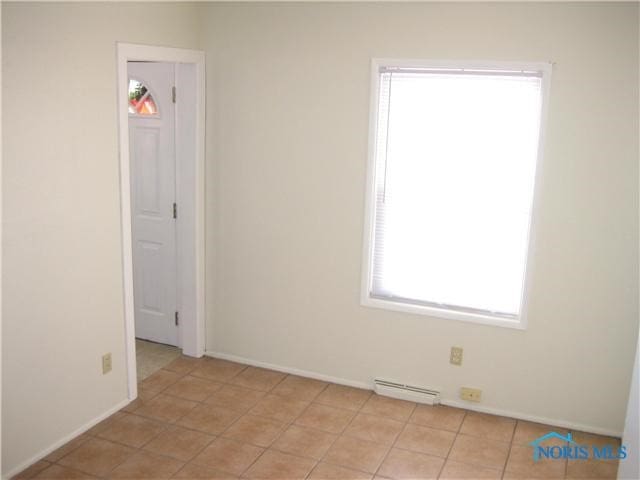 view of tiled empty room