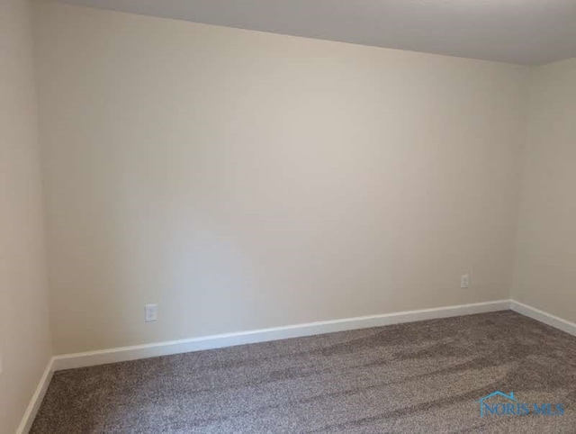 unfurnished room featuring carpet flooring