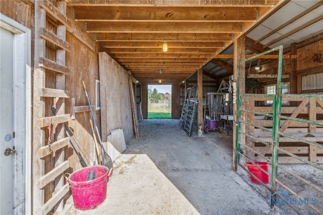 view of stable