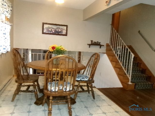 view of dining room