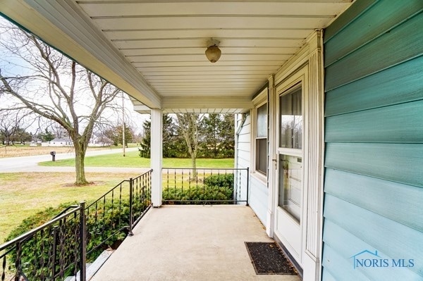 view of patio / terrace featuring a porch