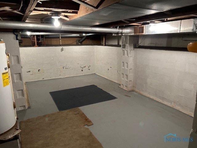 view of basement