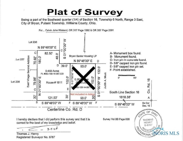 1811 E Wilson, Bryan, OH 43506 - a document