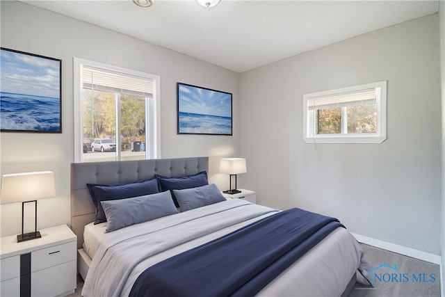 bedroom featuring carpet floors