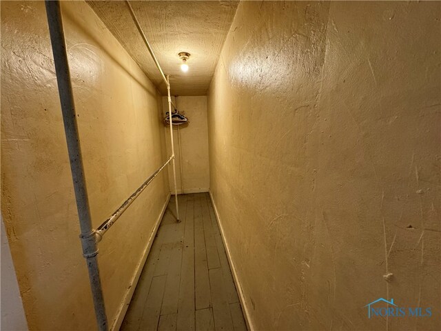 interior space with wood-type flooring