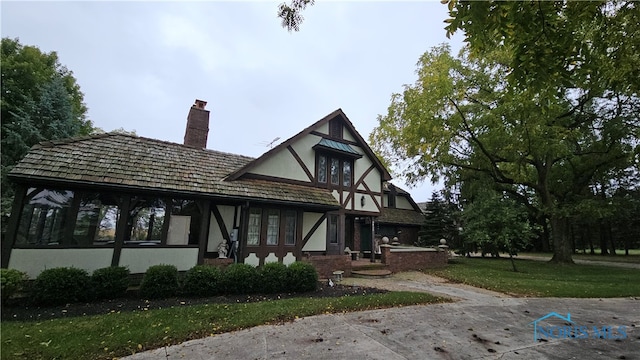 view of rear view of property