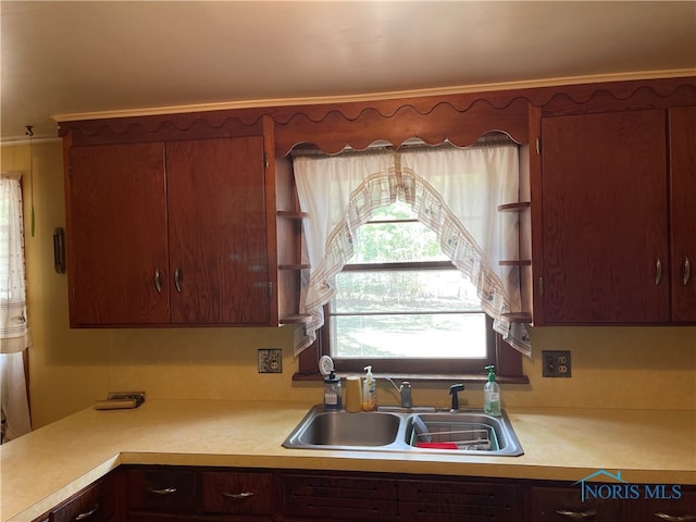 kitchen featuring sink