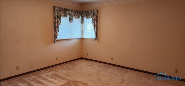 empty room with carpet flooring