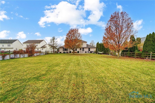 view of yard