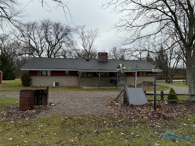 view of rear view of house