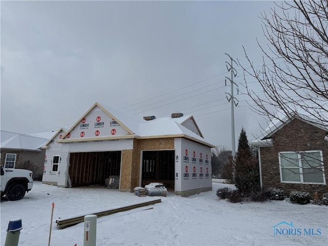 view of front of home