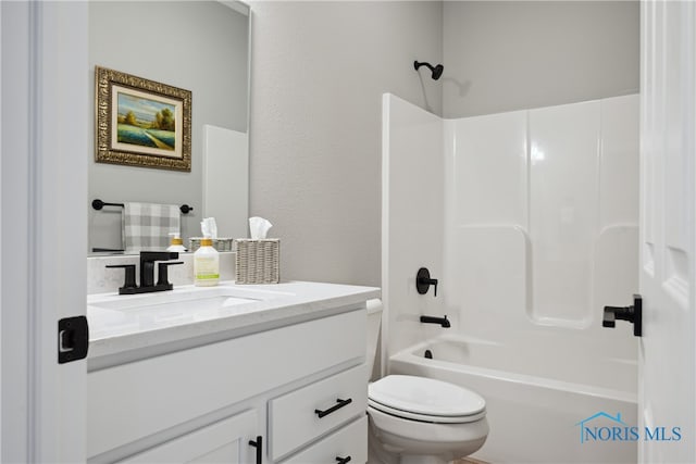 3343 Moonlit Pass, Monclova, OH 43542 - full bathroom with vanity,  shower combination, and toilet