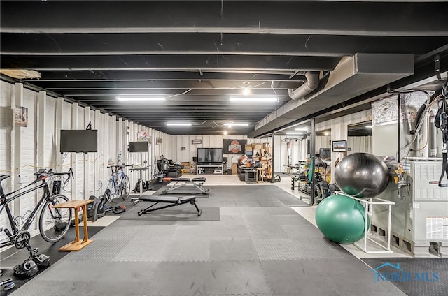 view of workout room