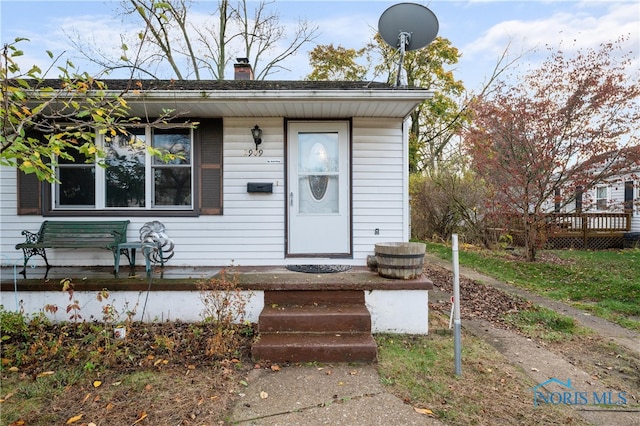 view of entrance to property