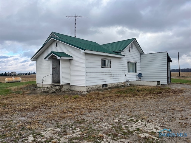 view of rear view of property