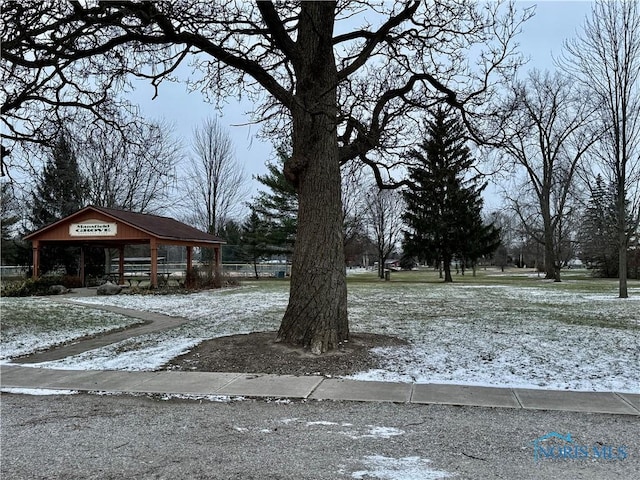 view of property's community featuring a gazebo