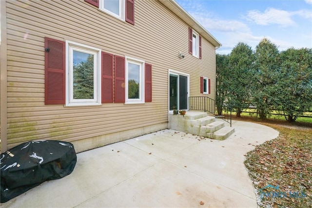 exterior space with a patio area