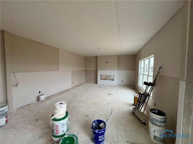 view of unfurnished living room