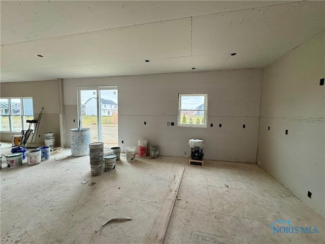 miscellaneous room featuring plenty of natural light