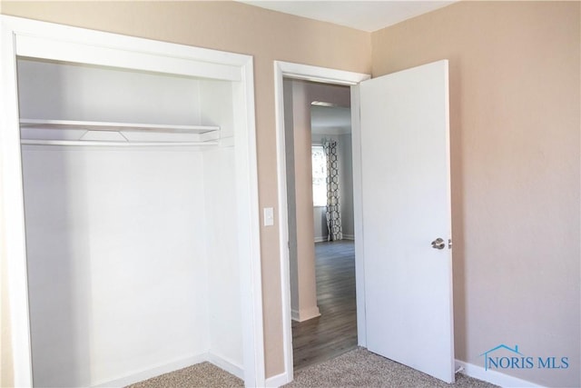 view of closet