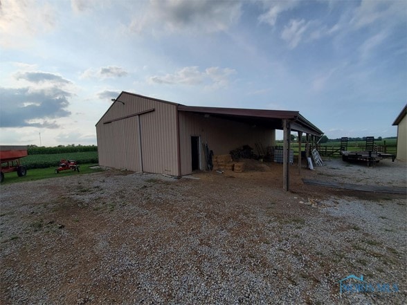 view of outbuilding