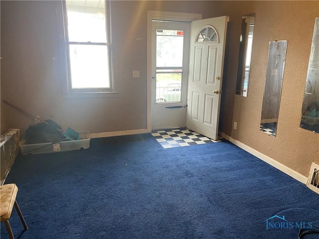 entryway featuring carpet