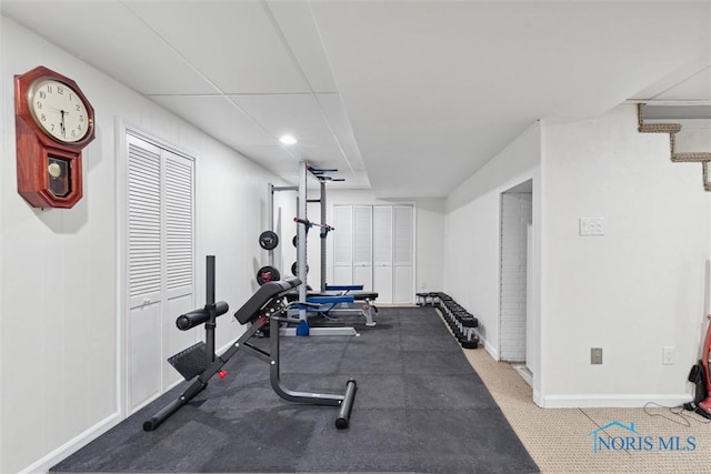 view of workout room