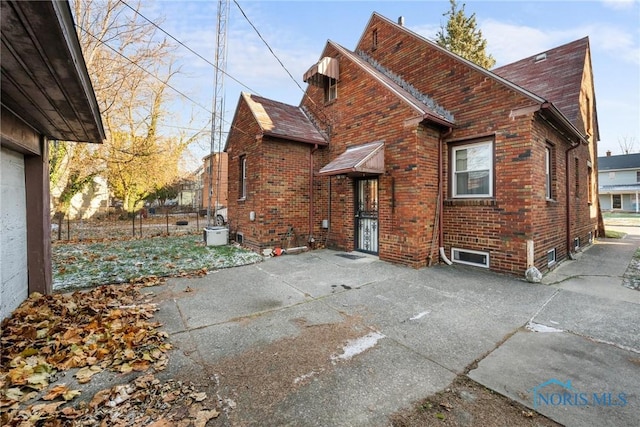 view of rear view of property