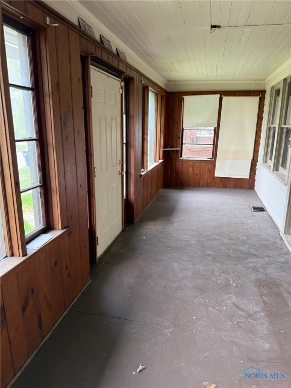 4127 Burnham Ave, Toledo, OH 43612 - unfurnished sunroom featuring plenty of natural light