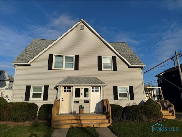 view of front of home