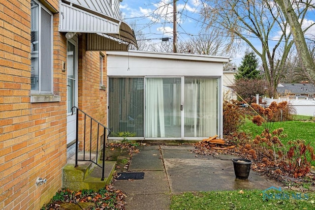 view of entrance to property