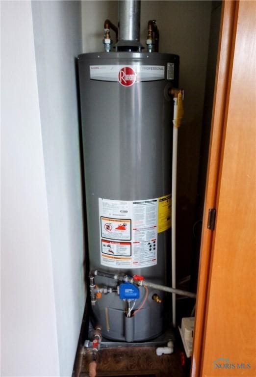 utilities featuring water heater