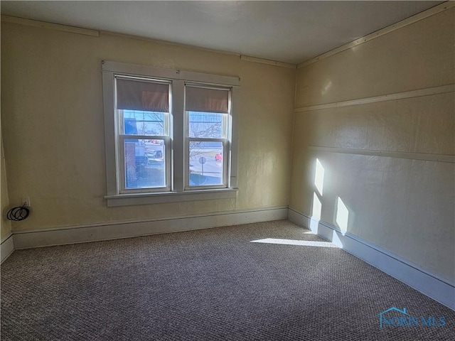 spare room with carpet flooring