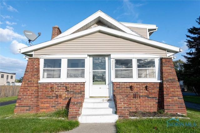 view of bungalow-style home