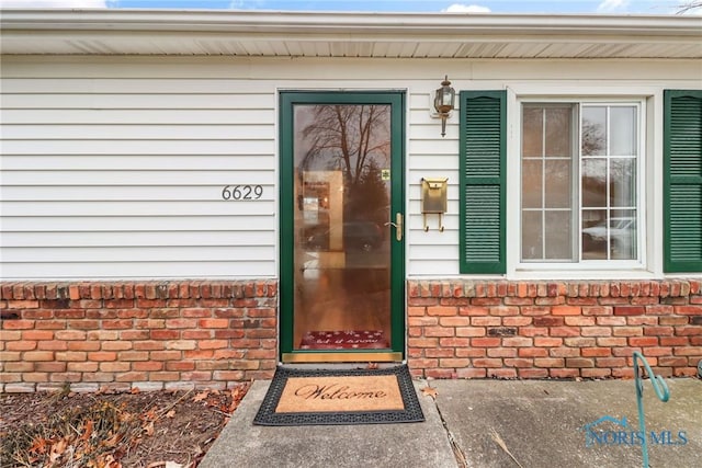 view of entrance to property